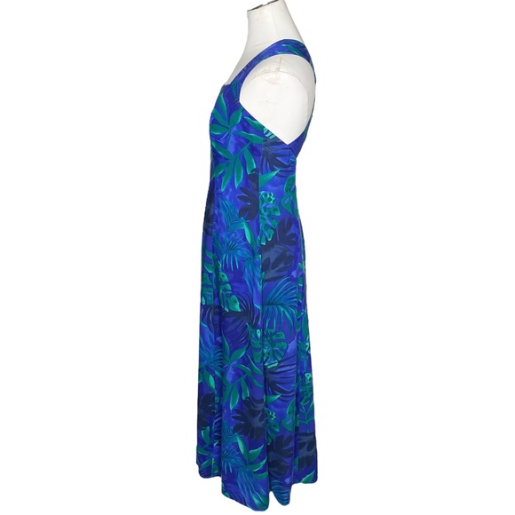 Dress Barn Tropical Leaf Print Maxi Dress - Picture 5 of 9